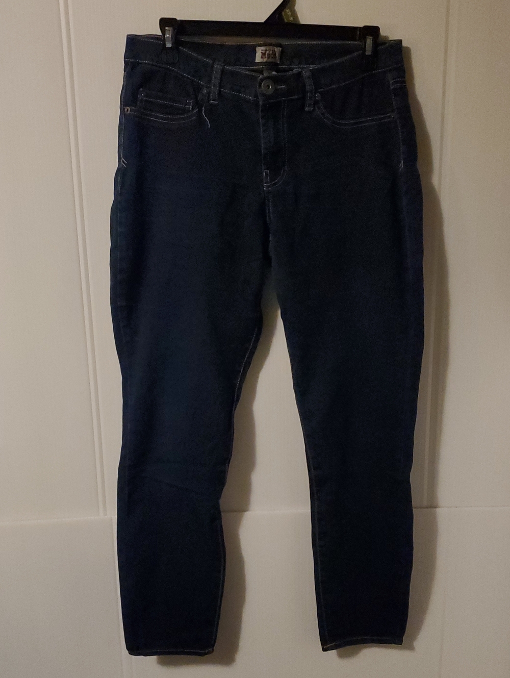 Mudd Women's Junior Size 15 Dark Blue Classic Stretch Jeans Low Rise